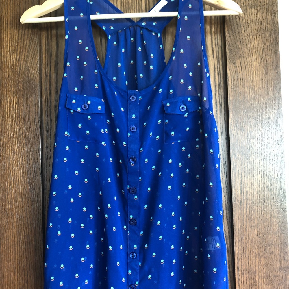 Sheer racer back tank